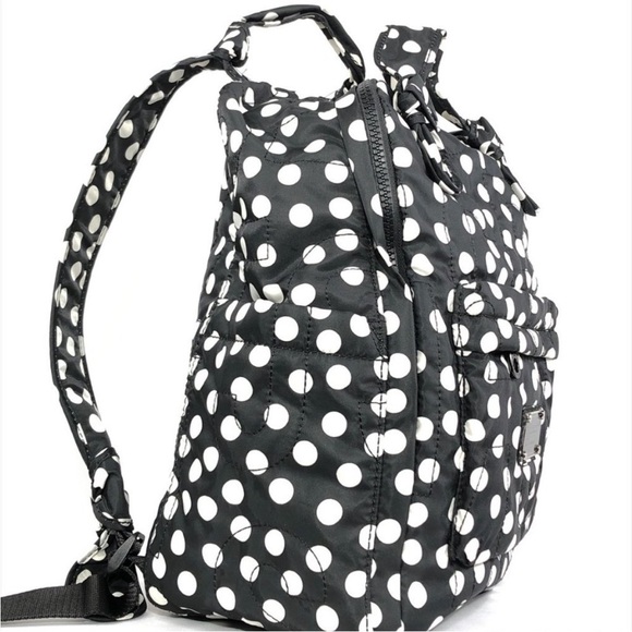 ❤️ Marc Jacobs Polka Dot Quilted Nylon Backpack - Picture 4 of 8